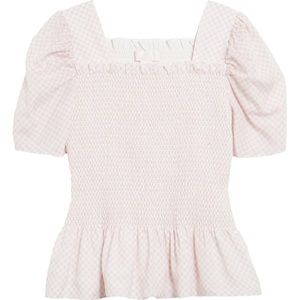 rachel parcell square neck smock top